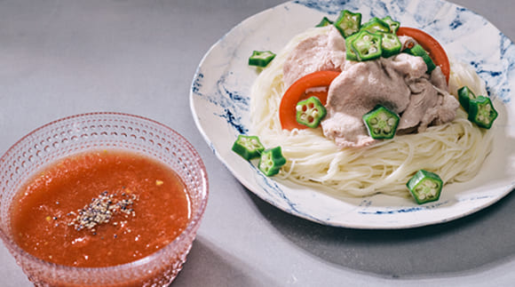 おろしトマトのつけ麺