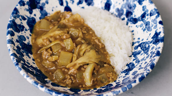 まいたけと大根のカレー